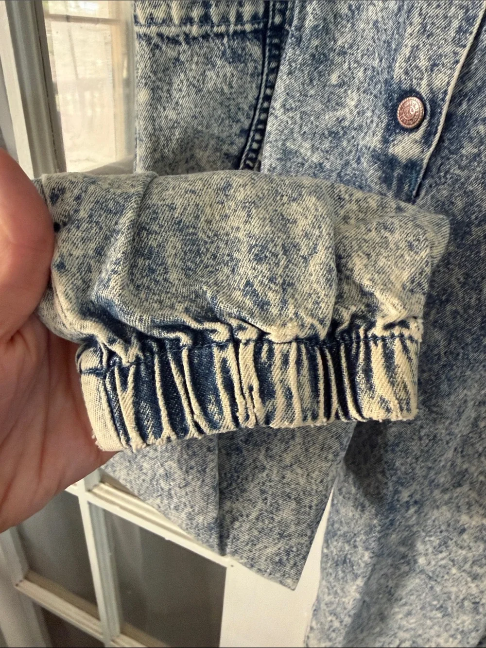 Vintage Little Levi's Acid Wash Denim Jumpsuit with Pocket Patch